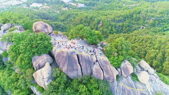 航拍漳州云洞岩漳州旅游景点