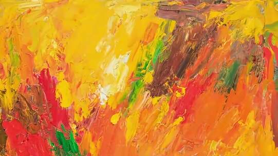 抽象艺术油画笔触素材