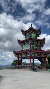 囊山寺风景4K实拍视频