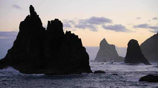 Benijo Beach，特内里费岛，加