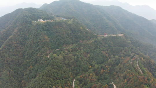 义乌大陈鹅峰山自然风光航拍合集