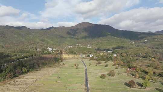 安徽塔川皖南秋色徽派建筑村落