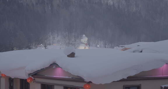 中国雪乡夜景