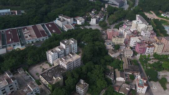 航拍深圳城市建筑设计