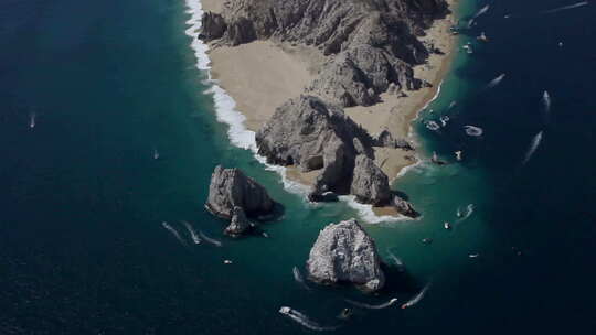 El Arco Los Cbos Land End Beach Baja California Sur 1视频素材模板下载