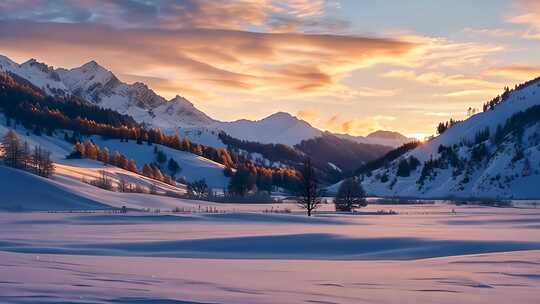 冬季唯美雪景