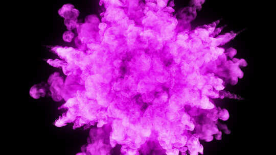 粉色烟雾爆炸