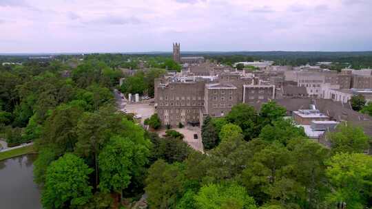 杜克大学校园空中撤退