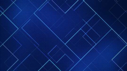蓝色半色调抽象几何运动背景视频