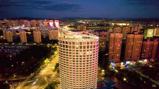 九天国际酒店玉国龙宾馆赤峰赤峰夜景