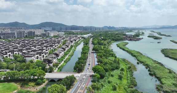 苏州环太湖大道航拍