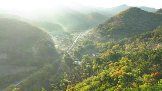 航拍辽宁千山风光