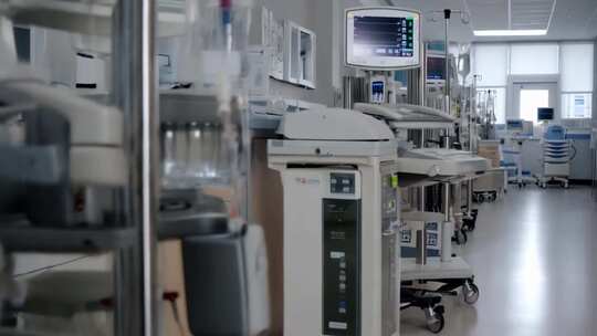 医院医疗设备室内场景