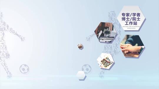 企业多名专家学者博士墙面展示