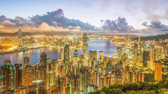 香港航拍，香港延时，香港合集视频素材模板下载
