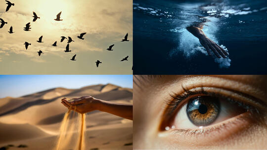 高端励志意境快剪片头素材