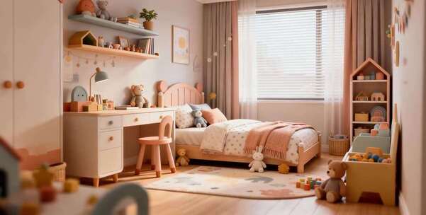 温馨儿童卧室布置