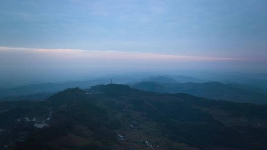 成都龙泉山清晨