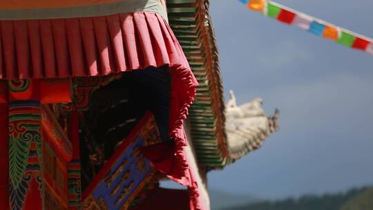 寺院寺庙建筑特写