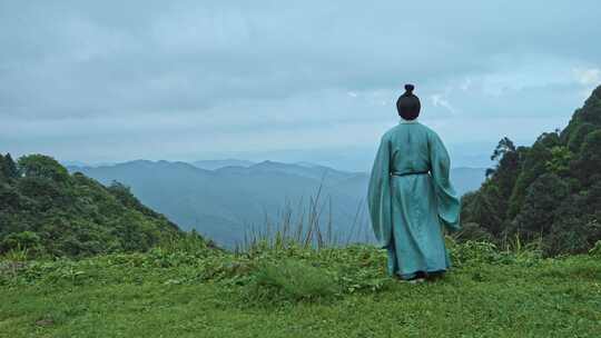 古人古代古装青年汉服诗人文人墨客