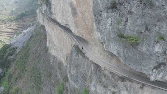 贵州赫章石板河挂壁公路原视频（Dlog灰片）