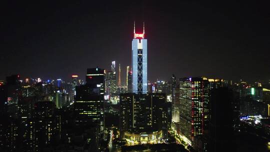 广州中信广场天河城市夜景