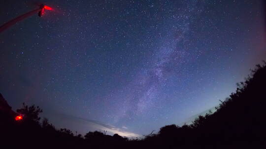 4K银河星空夜空宇宙星系运动素材