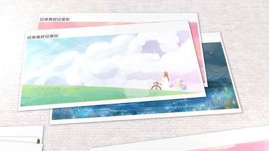 美好家庭记录纪念相册AE模板