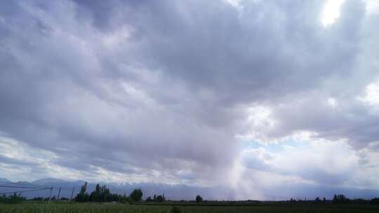 狂风暴雨 乌云雨幡