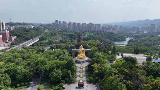 重庆华岩旅游风景区华岩寺航拍