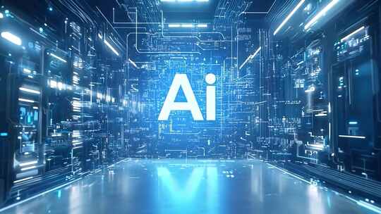 AI科技感虚拟空间场景