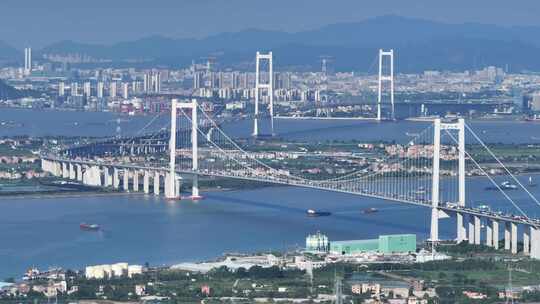 中国广东省广州市海鸥岛南沙大桥