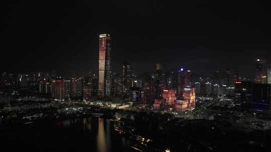 深圳城市夜景俯瞰