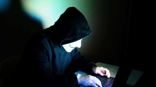 黑客在远程攻击电脑视频素材模板下载