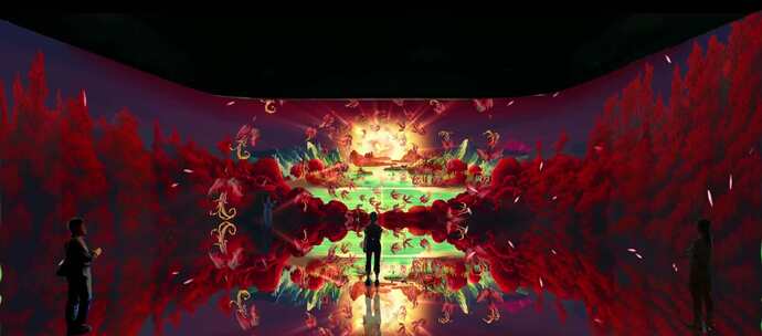 山海经-大泽沉浸式空间效果