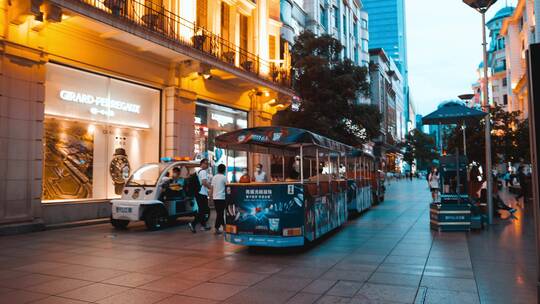 上海地标南京路步行街