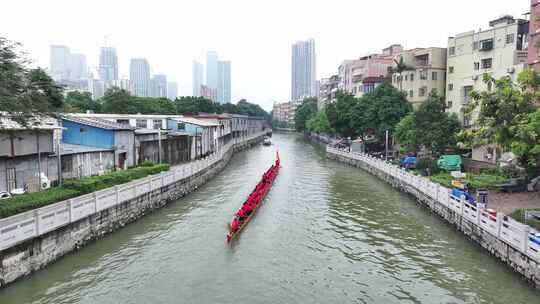 中国广东省广州车陂龙舟邀请赛