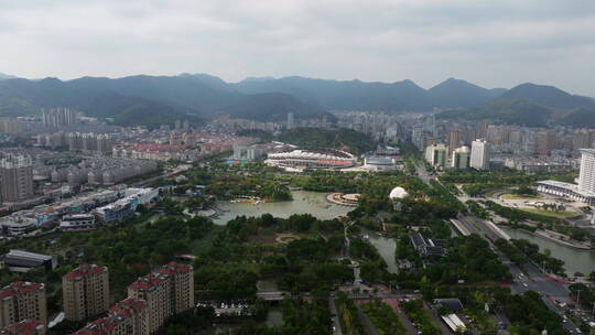 航拍温岭城市风景8