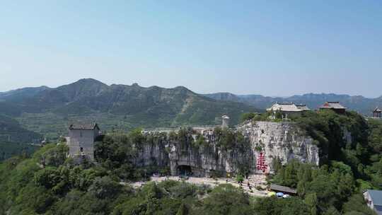 潍坊青州云门山风景区航拍