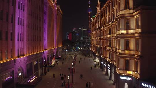 上海南京东路视频素材模板下载