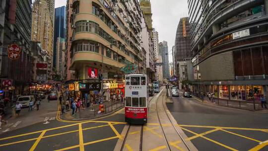 香港赛博朋克都市城市金融延时 (3)