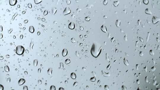水珠 雨滴 玻璃上的水珠 水珠雨滴