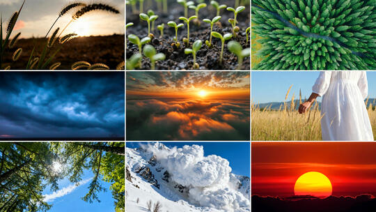 风景风光快切时光开场视频情绪空镜快节奏高清在线视频素材下载