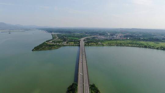 航拍常德柳叶湖旅游度假区