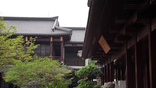 杭州拱墅区香积寺建筑视频