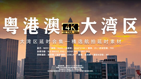 粤港澳大湾区经济发展延时合集