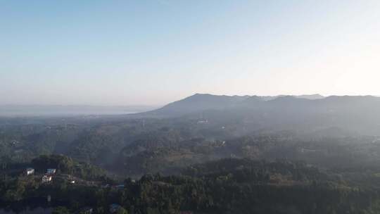 四川山脉大山航拍