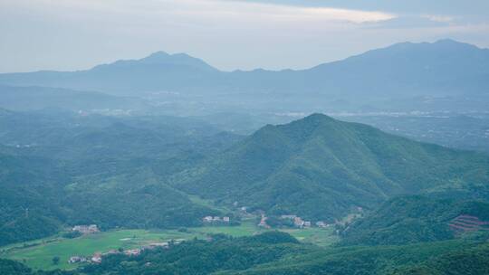 湖南衡山紫巾山勾头峰自然风光