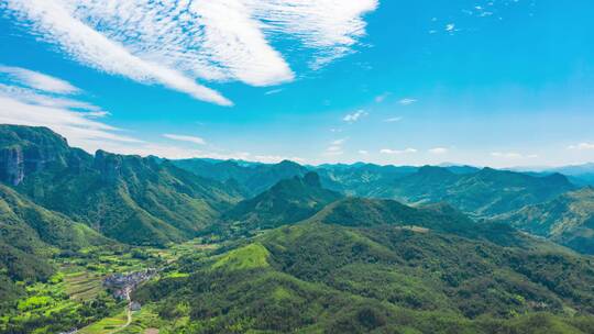 5K绿水青山航拍延时