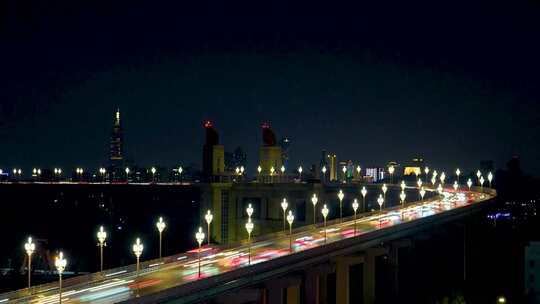 长江大桥 南京 夜景